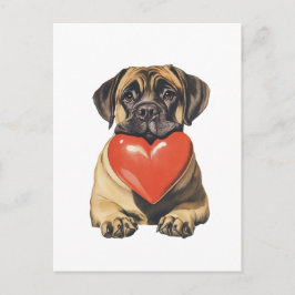 Cartes Pour Fêtes Annuelles Mastiff Valentine
