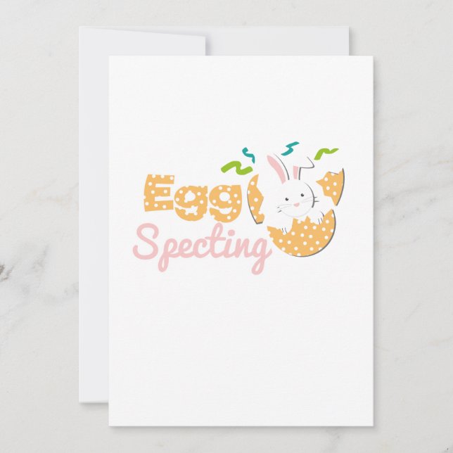 Cartes Pour Fêtes Annuelles Maternité de piqûres d'oeufs - Grossesse de Pâques (Devant)