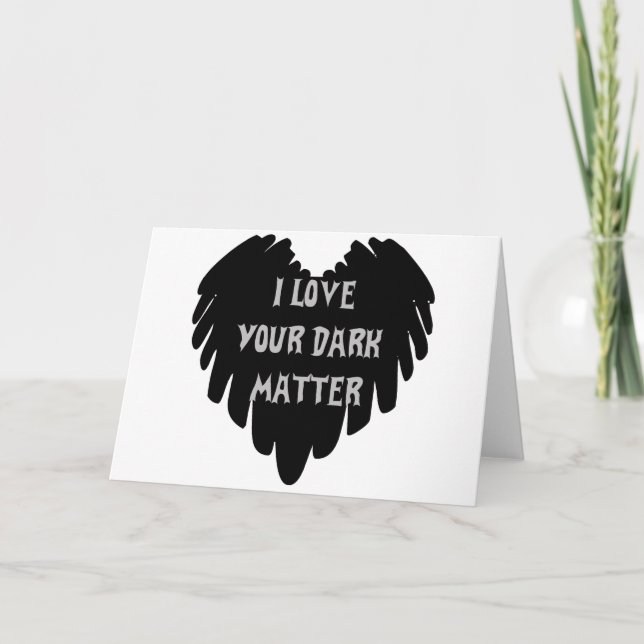 Cartes Pour Fêtes Annuelles Matière foncée (Devant)