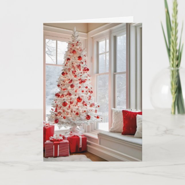 Cartes Pour Fêtes Annuelles Matin Noël (Devant)