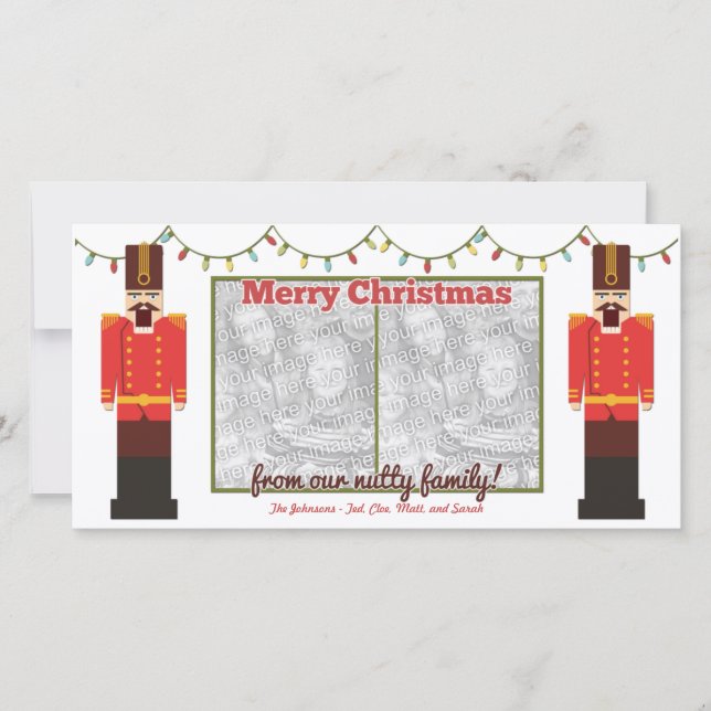 Cartes Pour Fêtes Annuelles Matrice de Nutty Family (Devant)