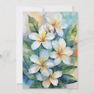 Cartes Pour Fêtes Annuelles Maui Plumeria