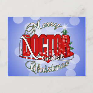 CARTES POUR FÊTES ANNUELLES MÉDECIN CARDIOLOGISTE DE NOËL