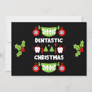 Cartes Pour Fêtes Annuelles Médecin dentaire Xmas