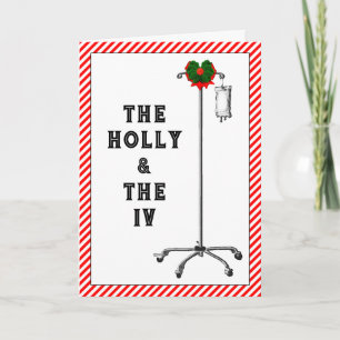 Cartes Pour Fêtes Annuelles Médecin et infirmière Noël
