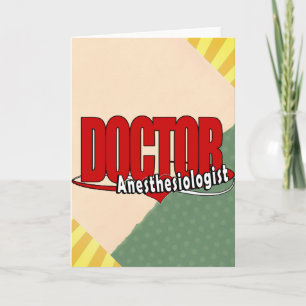 CARTES POUR FÊTES ANNUELLES MÉDECIN GRAND LOGO ROUGE
