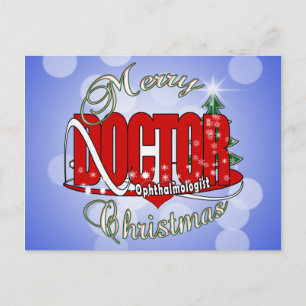 Cartes Pour Fêtes Annuelles MÉDECIN Ophtalmologue OYE CHRISTMAS