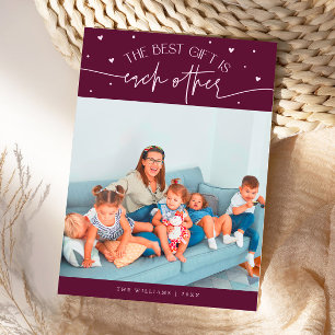 Cartes Pour Fêtes Annuelles Meilleur Cadeau Canneberge Saint-Valentin Photo