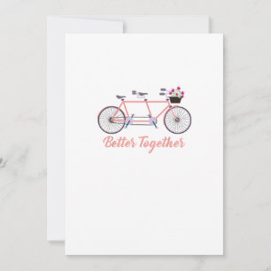 Cartes Pour Fêtes Annuelles Meilleur ensemble Vélo tandem Ensemble Moderne Dés