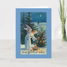 Cartes Pour Fêtes Annuelles "Meilleur Noël souhaite" le cru