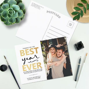 Cartes Pour Fêtes Annuelles Meilleure année jamais   Bonne année photo