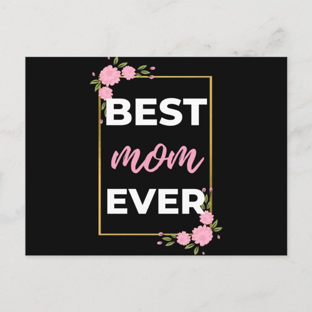 Cartes Pour Fêtes Annuelles Meilleure Maman de tous les temps (Devant)