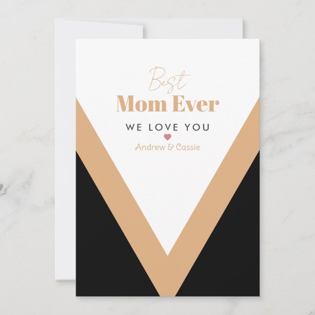 Cartes Pour Fêtes Annuelles Meilleure maman du monde (Devant)