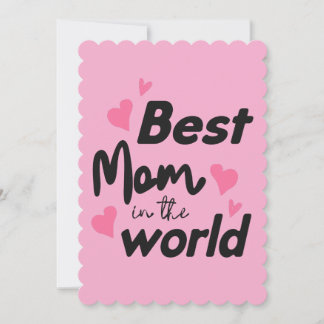 Cartes Pour Fêtes Annuelles Meilleure Maman du Monde : Collection Fête des Mèr