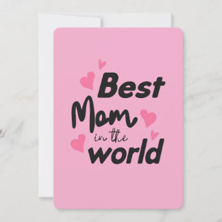 Cartes Pour Fêtes Annuelles Meilleure Maman du Monde : Collection Fête des Mèr