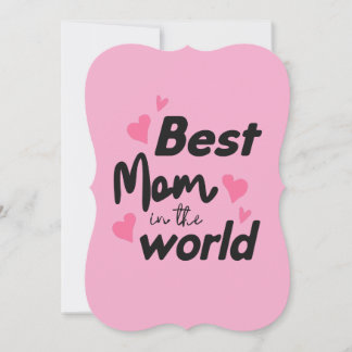 Cartes Pour Fêtes Annuelles Meilleure Maman du Monde : Collection pour la Fête
