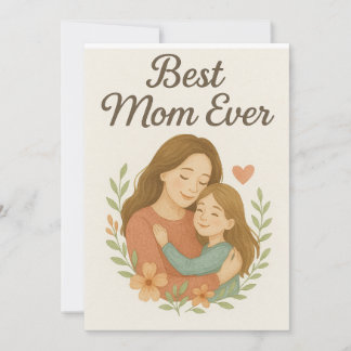 Cartes Pour Fêtes Annuelles Meilleure maman jamais