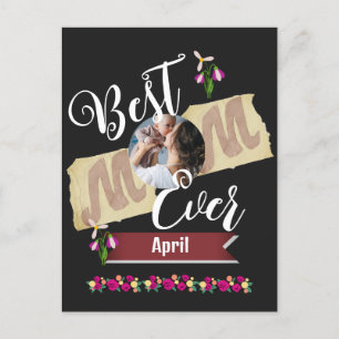 Cartes Pour Fêtes Annuelles meilleure maman jamais, maman et bébé une famille