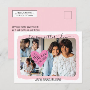 Cartes Pour Fêtes Annuelles Meilleure maman Jamais Photo Collage Fête des mère