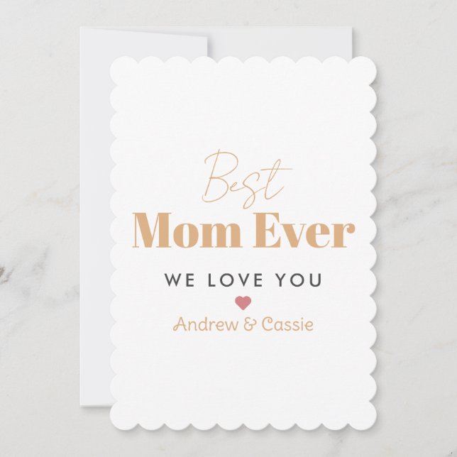 Cartes Pour Fêtes Annuelles Meilleure maman qui soit (Devant)