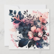 Meilleure Maman Toujours Aquarelle Florale