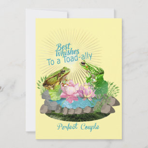 Cartes Pour Fêtes Annuelles Meilleurs vœux à un couple totalement parfait