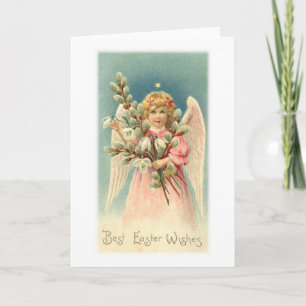 Cartes Pour Fêtes Annuelles Meilleurs voeux de Pâques Ange de Pâques
