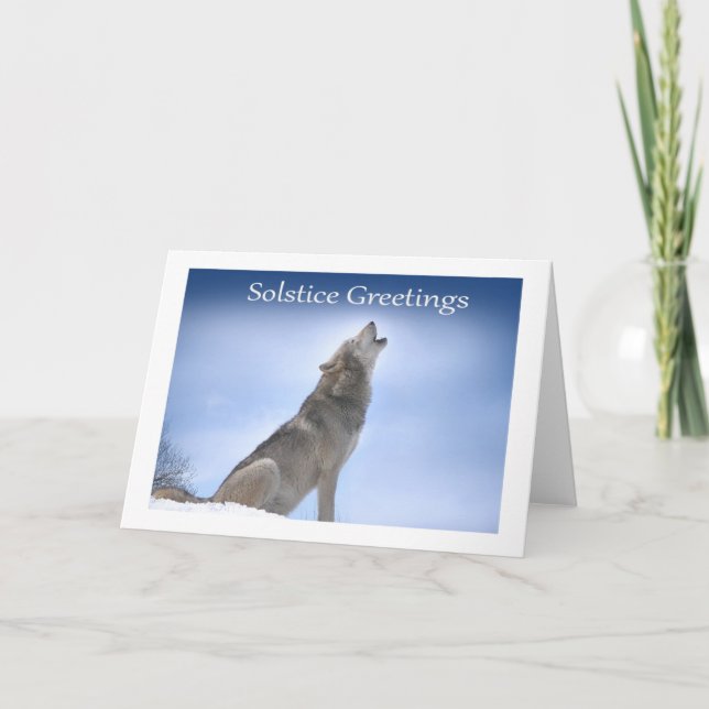 Cartes Pour Fêtes Annuelles Meilleurs vœux de solstice (Devant)
