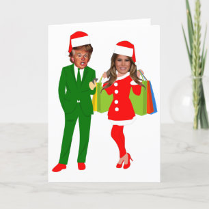 Cartes Pour Fêtes Annuelles melania père Noël trump