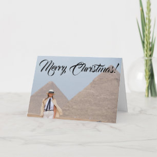 Cartes Pour Fêtes Annuelles Melania Trump Egypt Pyramid Joyeux Noël