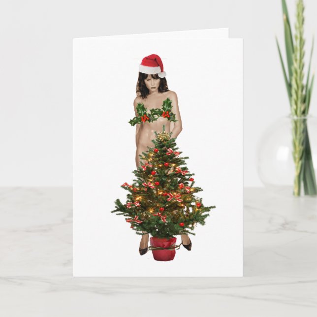 Cartes Pour Fêtes Annuelles MELANIE, TRAMWAY de Noël (Devant)