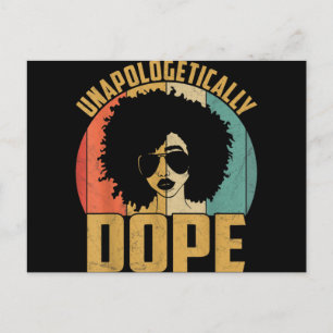 Cartes Pour Fêtes Annuelles Mélanine Black Pride sans excuses