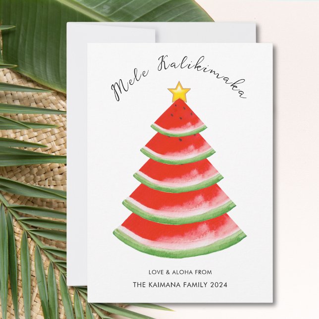 Cartes Pour Fêtes Annuelles Mele Kalikimaka (Créateur téléchargé)