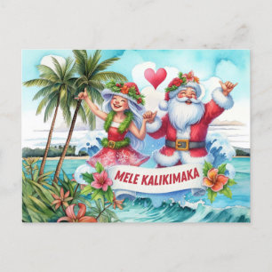 Cartes Pour Fêtes Annuelles Mele Kalikimaka De Hawaii