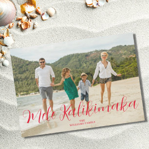 Cartes Pour Fêtes Annuelles Mele Kalikimaka Hawaiian Photo de Noël