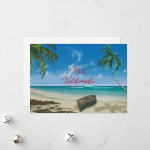 Cartes Pour Fêtes Annuelles Mele Kalikimaka Hawaiin Noël