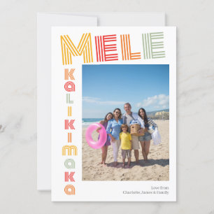 Cartes Pour Fêtes Annuelles Mele Kalikimaka Noël personnalisé