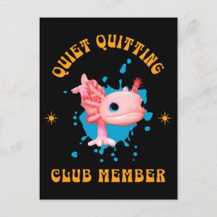 Cartes Pour Fêtes Annuelles Membre amusant du Club de Démission Silencieuse av