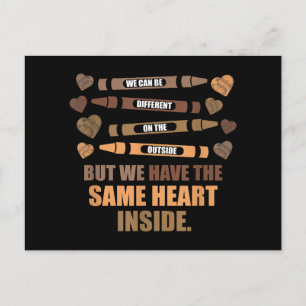 Cartes Pour Fêtes Annuelles Même coeur Noir Mois d'Histoire Africaine Américai