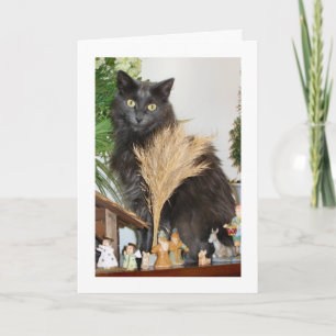 Cartes Pour Fêtes Annuelles Meow-y Christmas