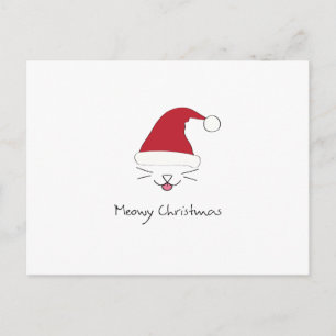 Cartes Pour Fêtes Annuelles Meowy Christmas
