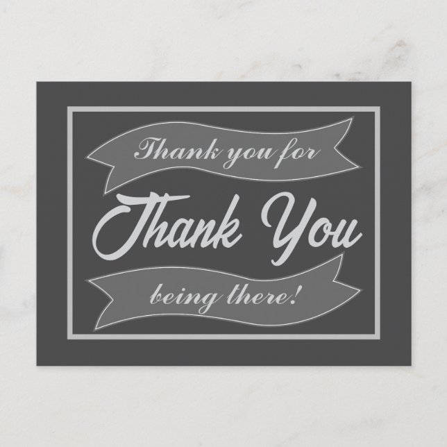 Cartes Pour Fêtes Annuelles Merci (Devant)