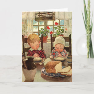 Cartes Pour Fêtes Annuelles Merci aux enfants par Jessie Willcox Smith