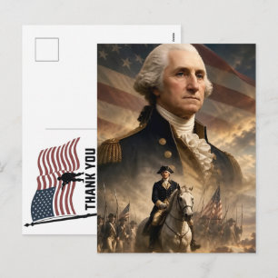 Cartes Pour Fêtes Annuelles Merci aux vétérans Drapeau américain Jour du souve