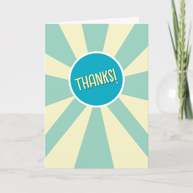 Cartes Pour Fêtes Annuelles Merci brun (Devant)