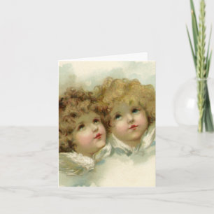 Cartes Pour Fêtes Annuelles Merci de Noël vintage