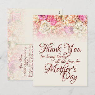 Cartes Pour Fêtes Annuelles Merci d'être ici - Fête des Mères