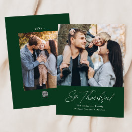 Cartes Pour Fêtes Annuelles Merci Green 2 Photo Thanksgiving