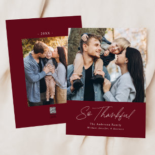Cartes Pour Fêtes Annuelles Merci Merlot 2 Photo Thanksgiving