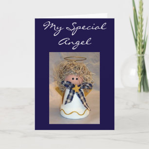 CARTES POUR FÊTES ANNUELLES MERCI NOËL À MON ANGE SPÉCIAL